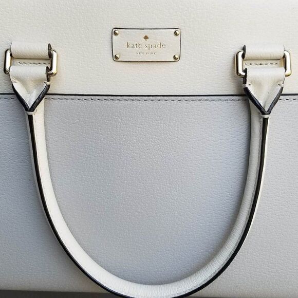 Iconic Kate Spade Gray Cameron Street Candace Leather Satchel - Picture 6 of 13